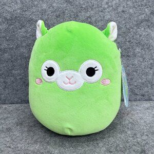 Original Squishmallows 8" Jim the Llama Green Plush Official Kellytoy NEW